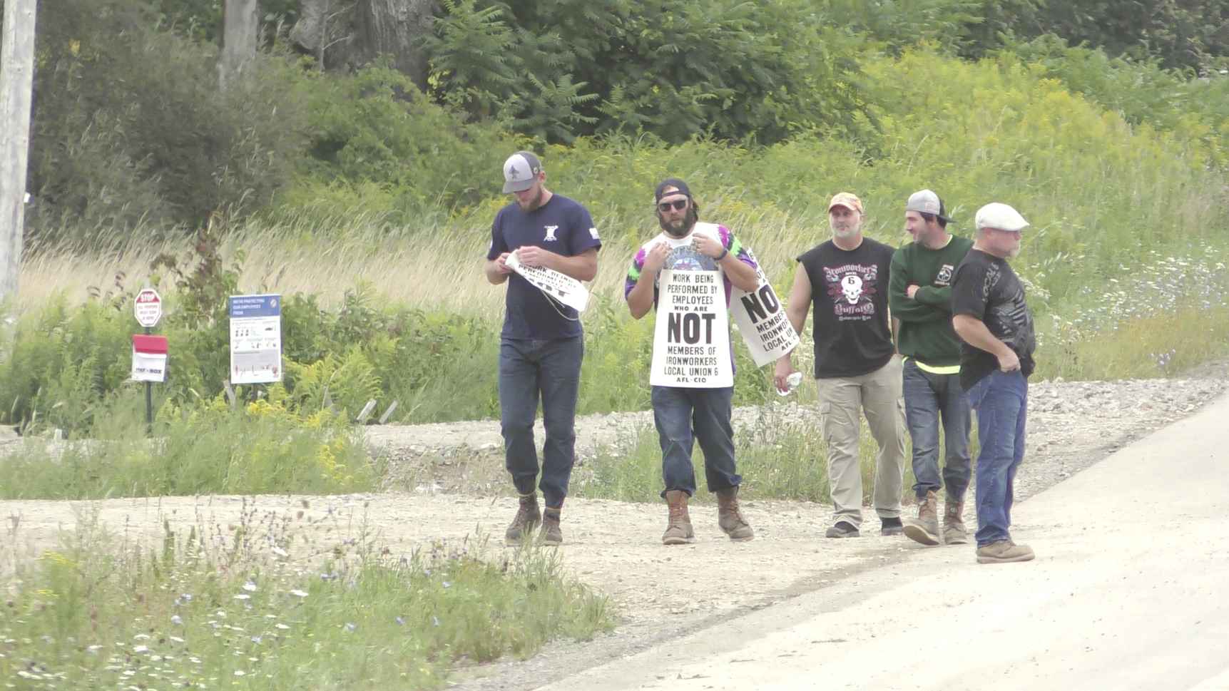 Union workers picketing Cassadaga wind project News, Sports, Jobs Observer Today